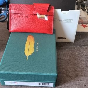 BUSCEMI Red Leather wallet